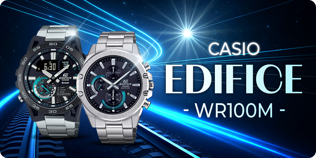 Đồng hồ Casio Edifice WR100m chống nước khi bơi, tắm