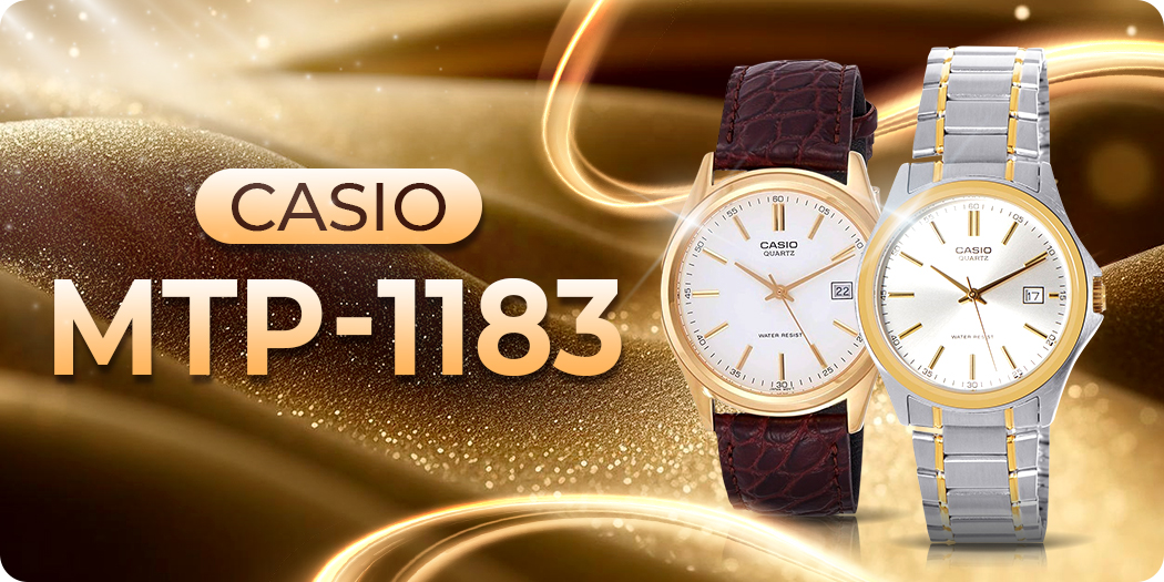 Casio MTP-1183 - Đồng hồ nam mặt nhỏ, thanh lịch đeo hằng ngày