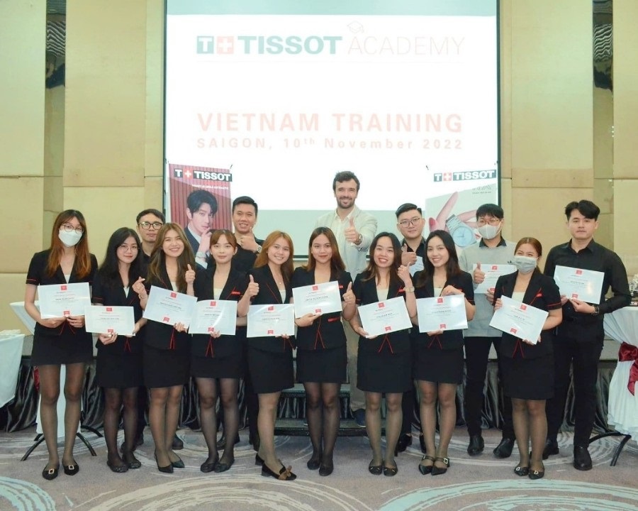 Tissot đào tạo và cấp chứng chỉ cho nhân viên Hải Triều