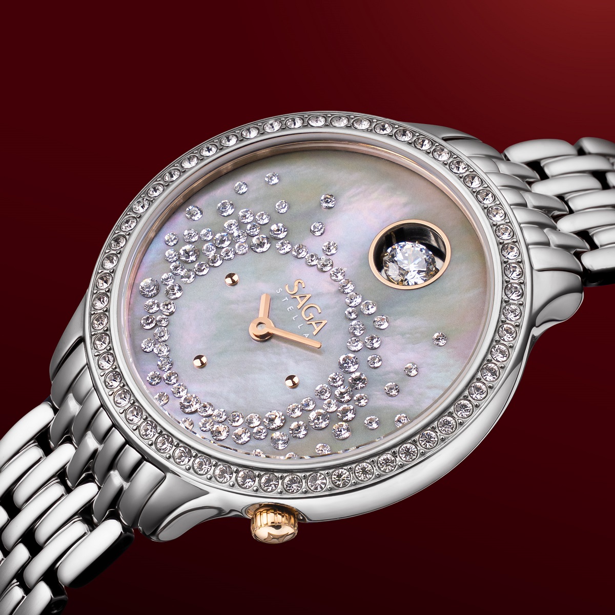 Đồng hồ Saga Dancing Heart 53766-SVSVSV-2 - Ảnh 1