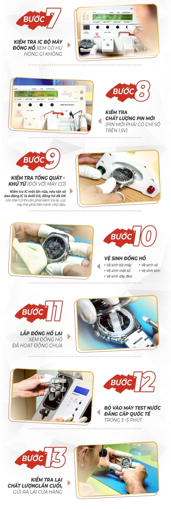 Quy trình thay pin 13 bước chuẩn quốc tế tại Hải Triều - ảnh 2