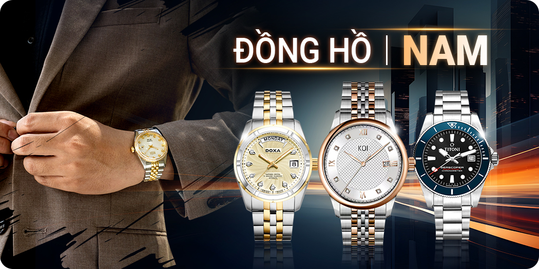 Đồng hồ nam chính hãng, mẫu mới nhất