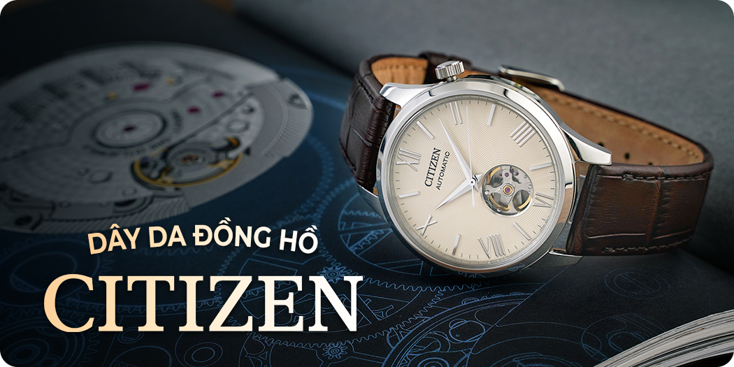 dây da đồng hồ citizen chính hãng