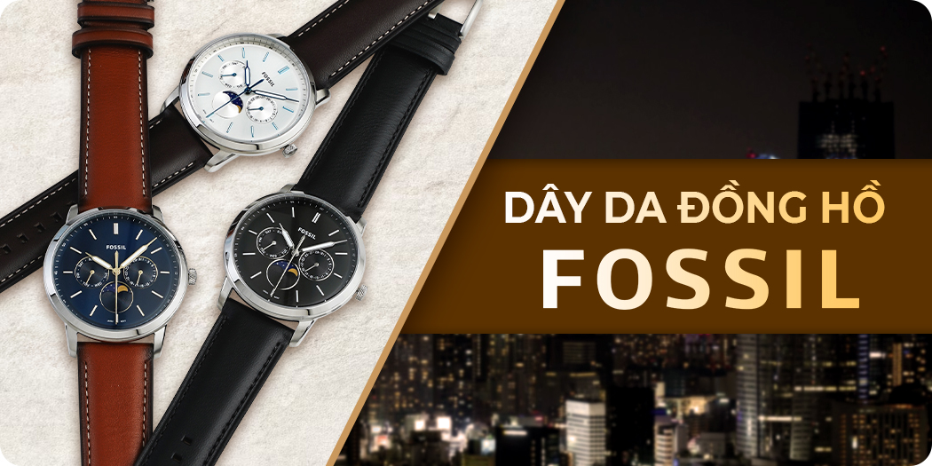 dây da đồng hồ fossil chính hãng