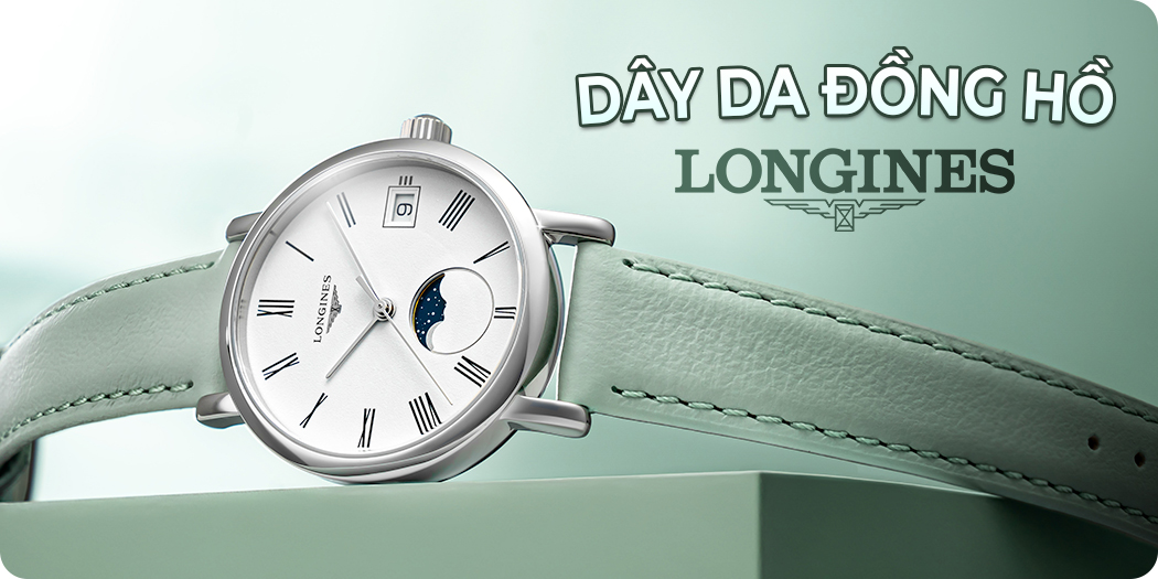 dây da đồng hồ longines chính hãng