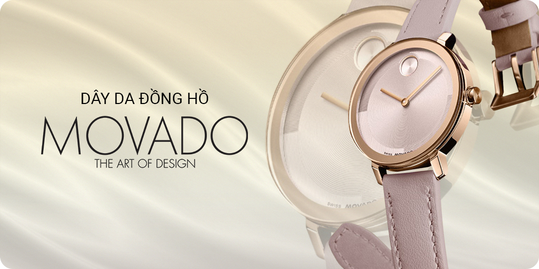 dây da đồng hồ movado