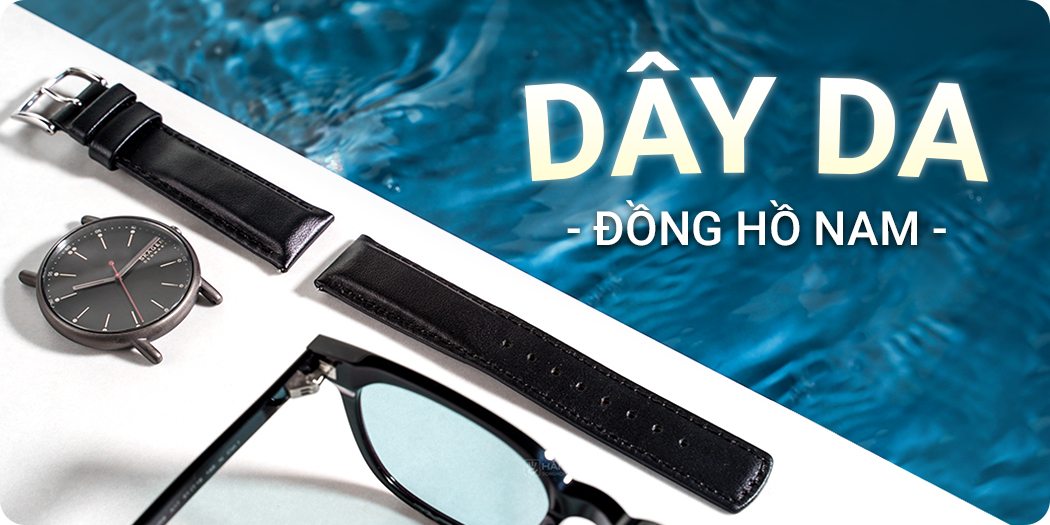 dây da đồng hồ nam chính hãng 