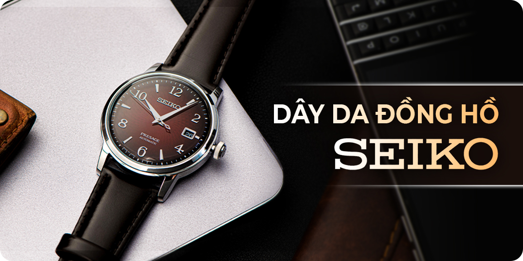 dây da đồng hồ seiko chính hãng