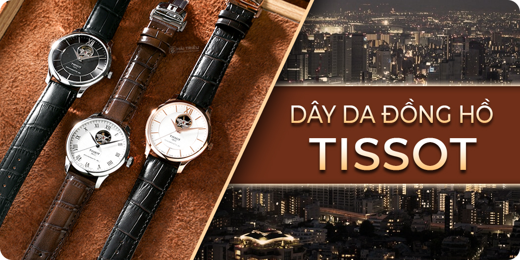 dây da đồng hồ tissot chính hãng