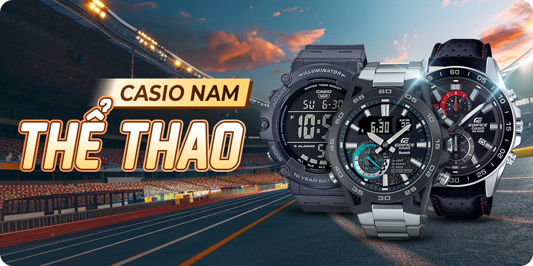 Đồng hồ Casio nam thể thao mới nhất, phong cách, đa chức năng