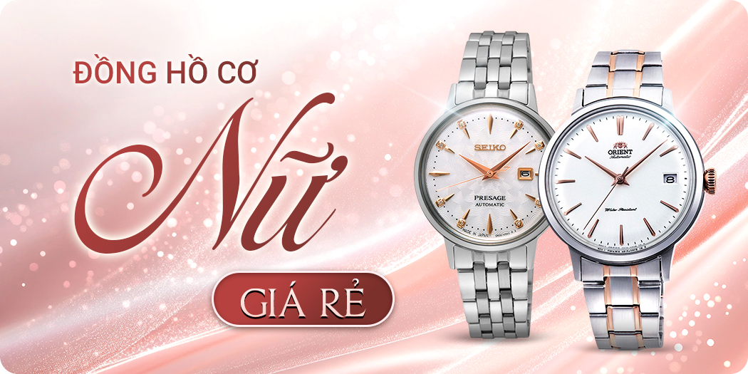 đồng hồ cơ nữ giá rẻ chính hãng