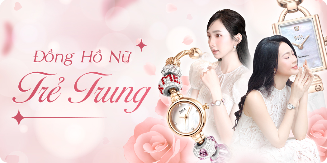 đồng hồ nữ trẻ trung chính hãng