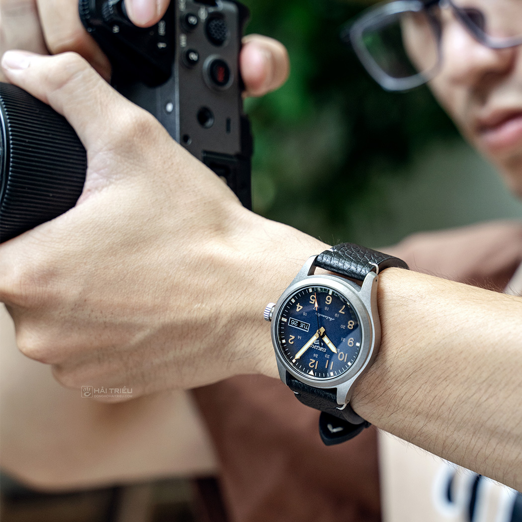 Đồng hồ Seiko 5 dây da SRPG39K1