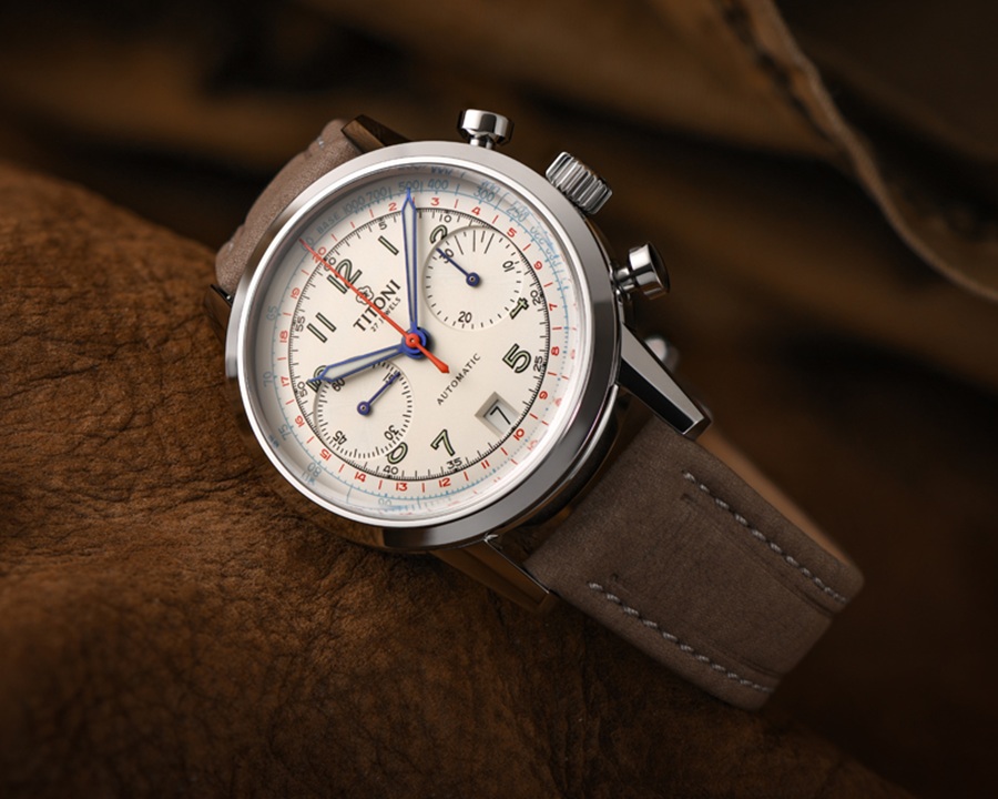 TITONI Heritage 94019 S-ST-682 lấy cảm hứng từ thiết kế của thương hiệu Felca những năm 1950 – tiền thân của Titoni ngày nay - Ảnh 2