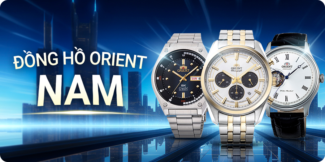 Đồng hồ Orient nam chính hãng, mẫu mới, góp 0%, BH 5 năm