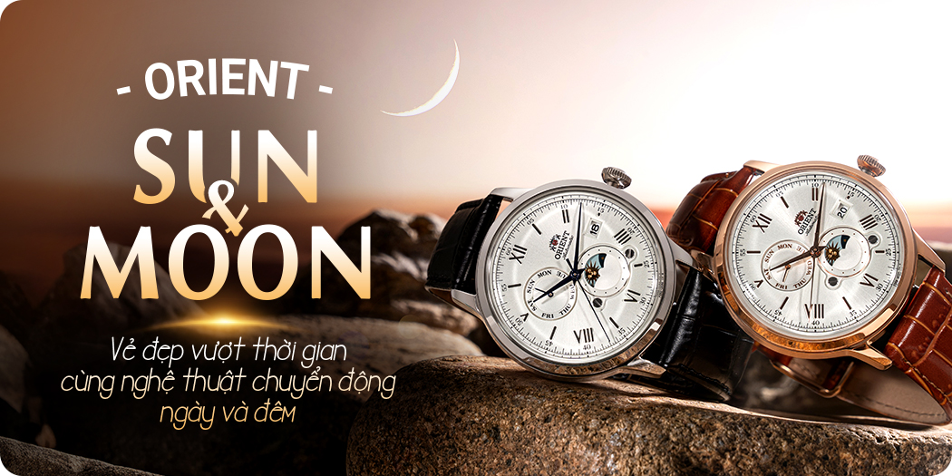 Đồng hồ Orient Sun And Moon chính hãng 100%, góp 0%