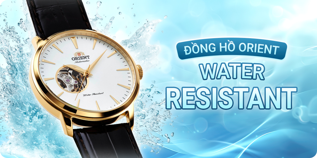 Đồng hồ Orient Water Resistant chính hãng 100%, góp 0%