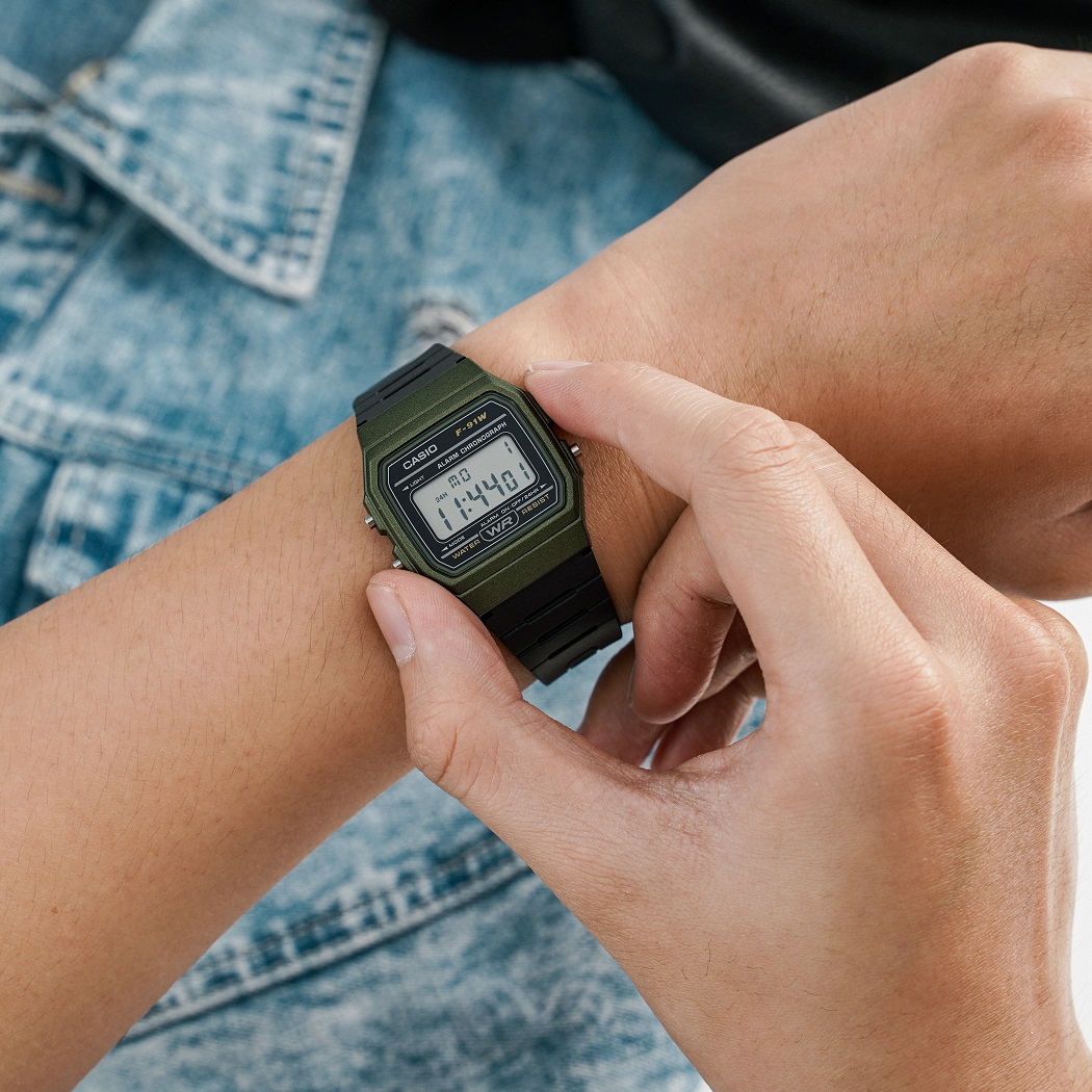 Đồng hồ Casio dây nhựa chính hãng