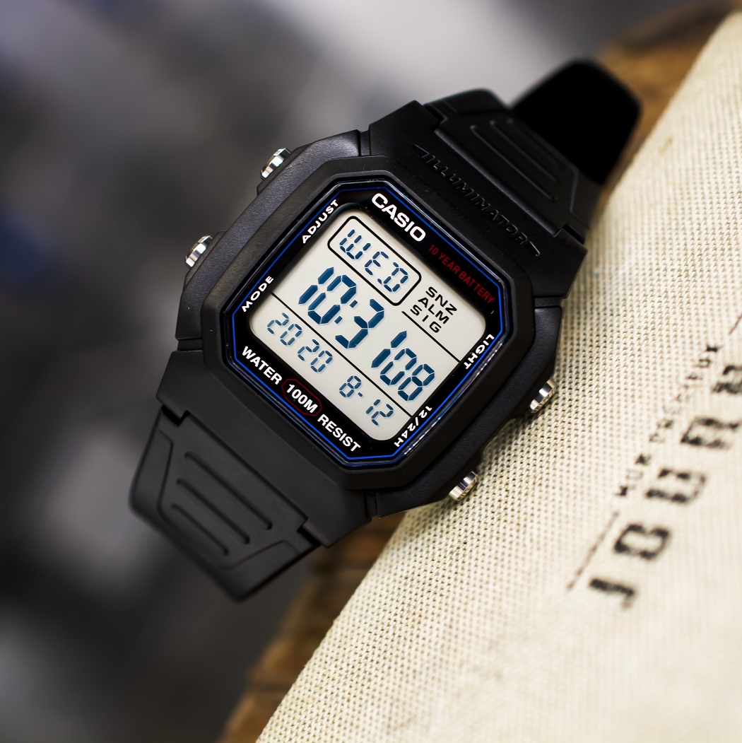 Đồng hồ Casio dây nhựa chính hãng