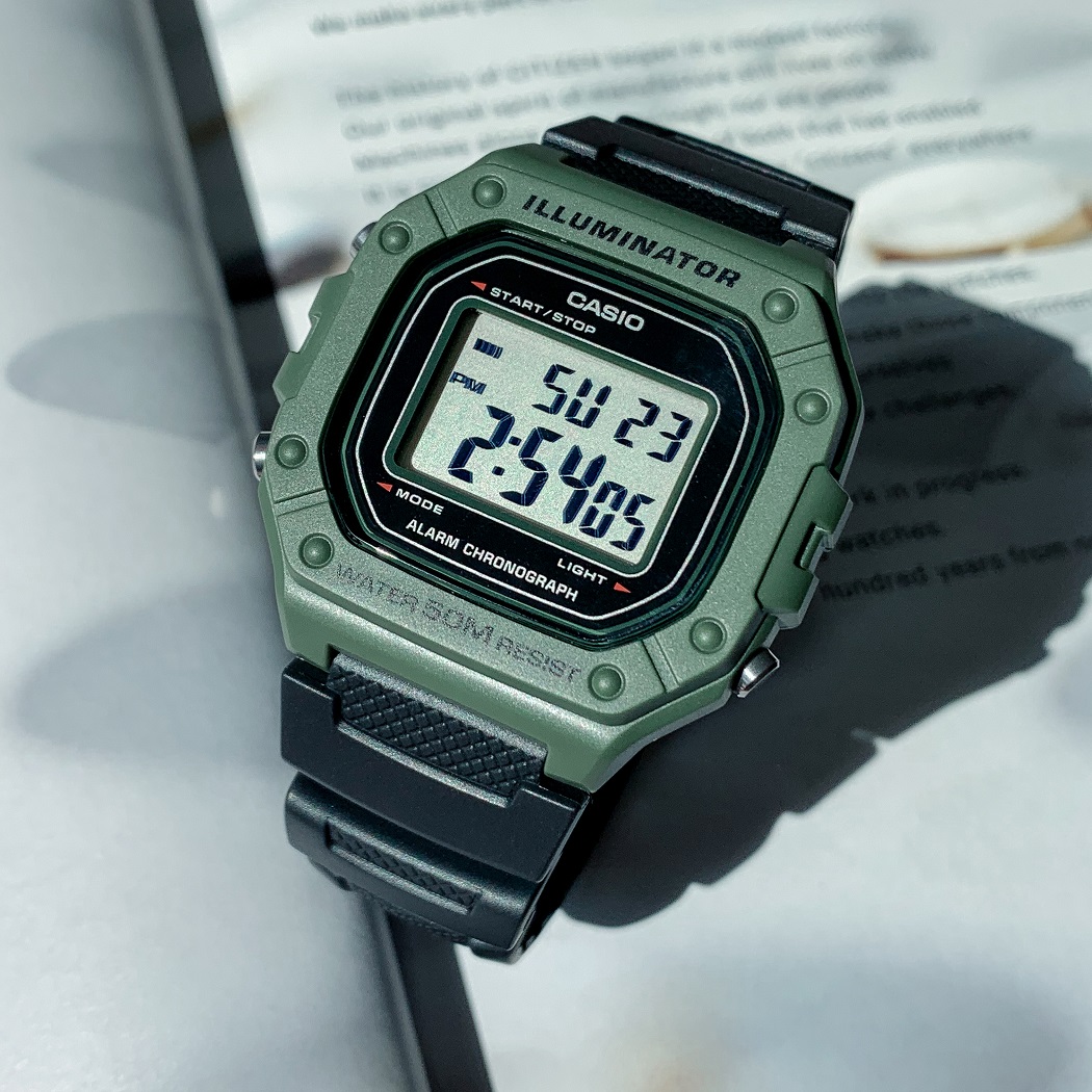 Đồng hồ Casio dây nhựa chính hãng