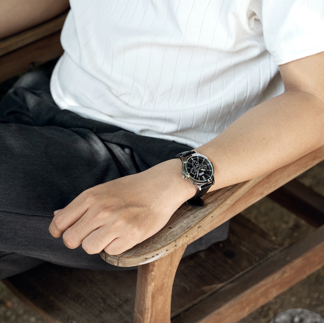 Đồng hồ Casio nam dây da