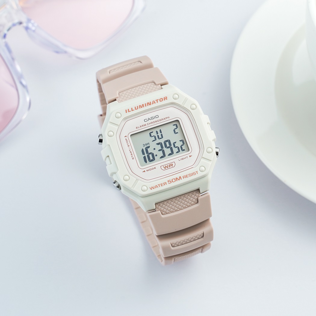 Đồng hồ Casio nữ dây nhựa chính hãng đẹp