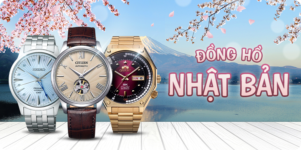 Đồng hồ Nhật Bản nam, nữ chính hãng