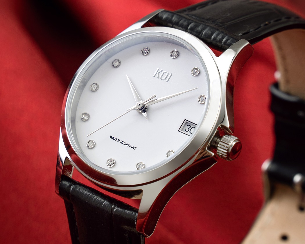 đồng hồ quartz nữ dây da KOI K001.103.642.05.01.04