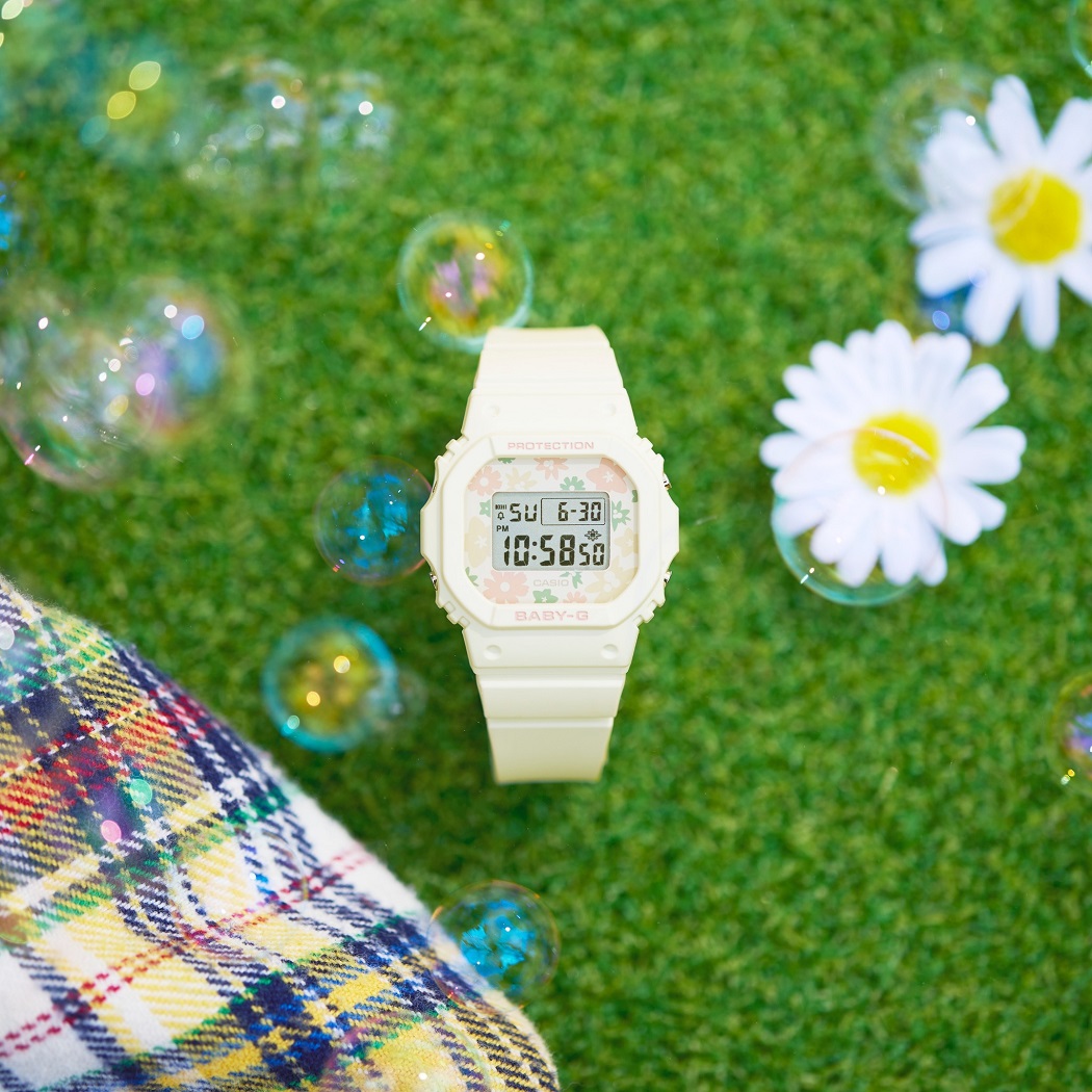 Đồng hồ thể thao nữ Casio với màn hình LED nổi bật