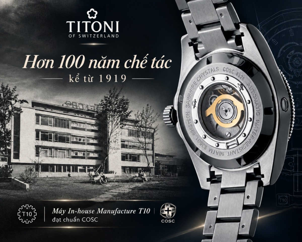 Lịch sử Titoni: Di sản chế tác từ 1919 với nhiều thành tựu nổi bật