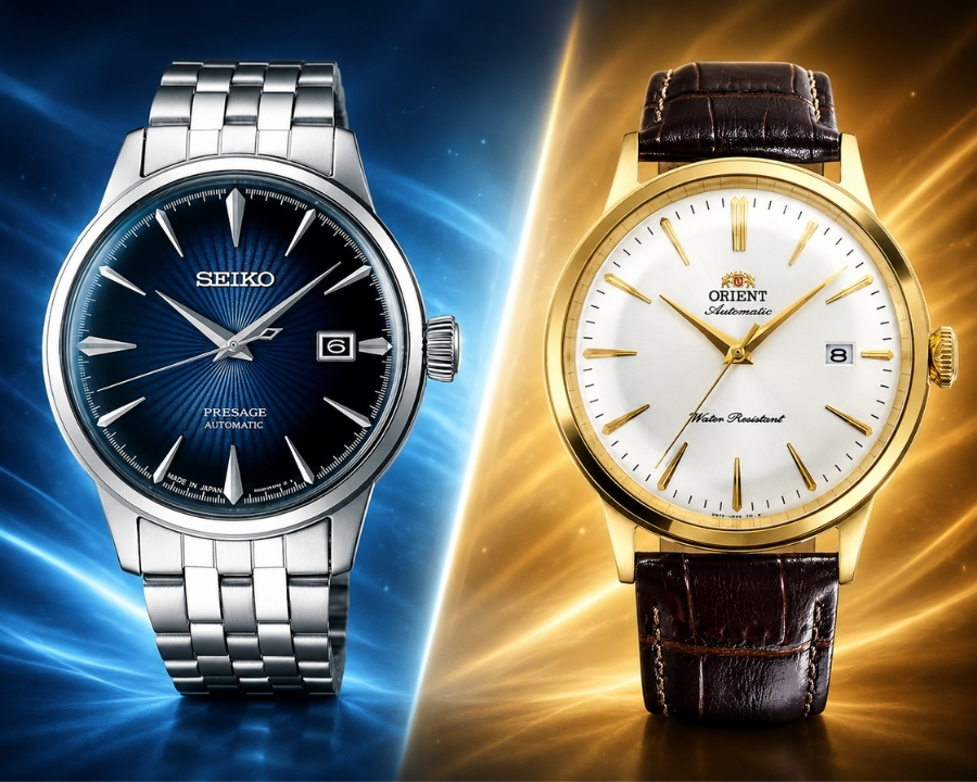 Đồng hồ Seiko SRPB41J1 và Orient Bambino 