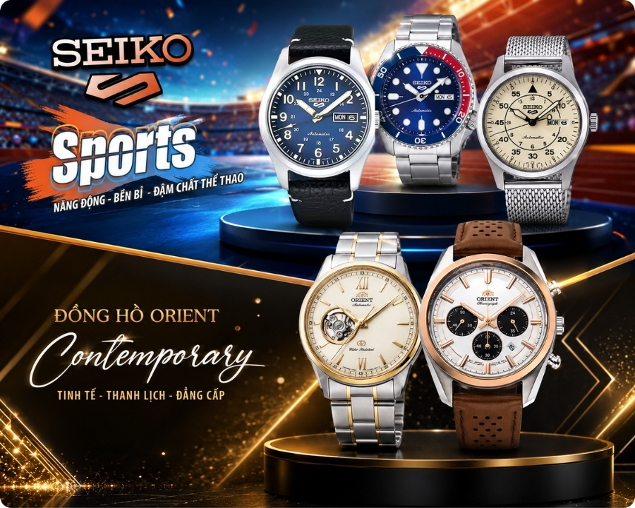 so sánh các dòng seiko và orient