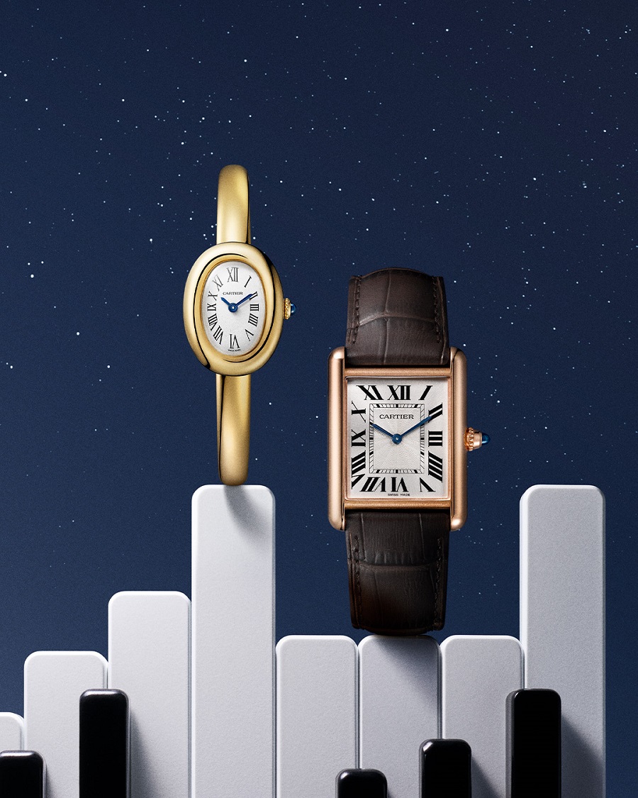 bộ sưu tập đồng hồ nữ Cartier Tank mang tính biểu tượng