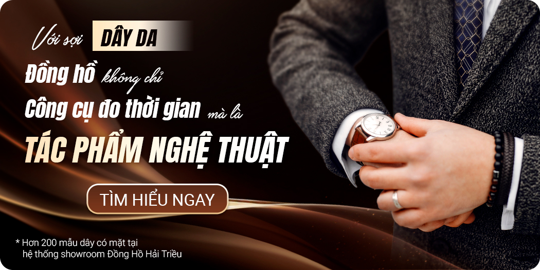 Dây da đồng hồ cao cấp, đẹp, chính hãng - Da thật, 1 đổi 1 - ảnh 1