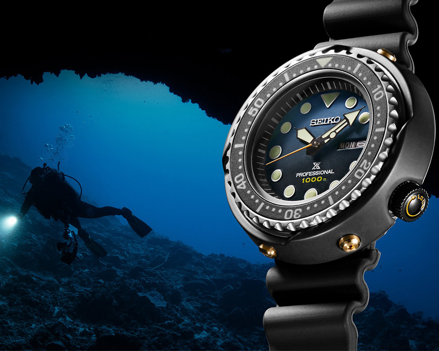 Review Seiko Tuna: Chống nước ấn tượng nhờ cấu trúc vỏ 2 lớp