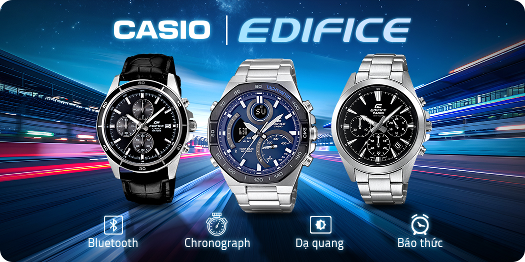 Đồng hồ Casio Edifice nam đẹp, chính hãng
