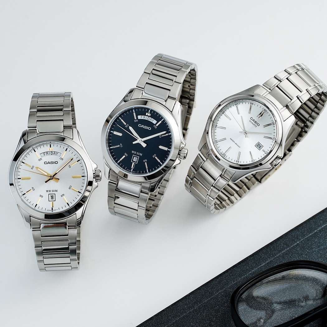 Đồng hồ Casio MTP nam dây kim loại