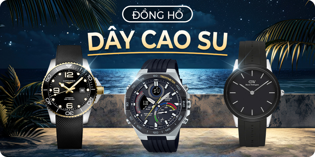 đồng hồ dây cao su