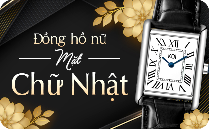 Đồng hồ nữ mặt chữ nhật