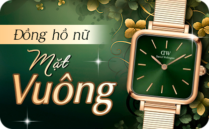Đồng hồ nữ mặt vuông