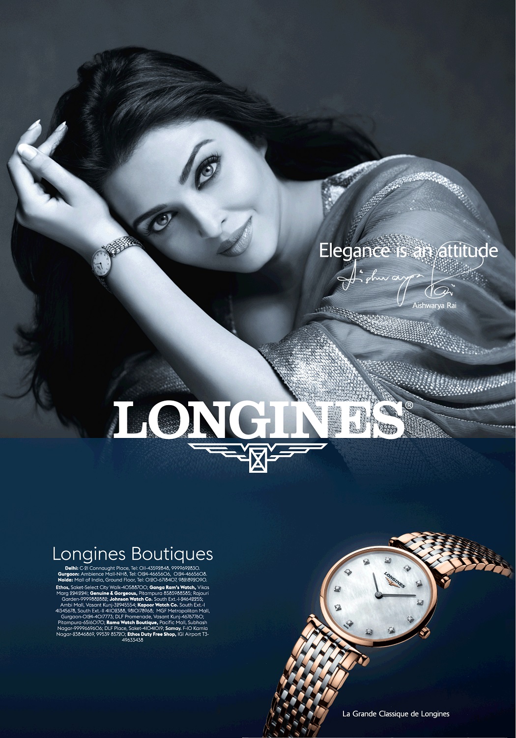 triết lý "trang nhã từ trong thái độ" của Longines