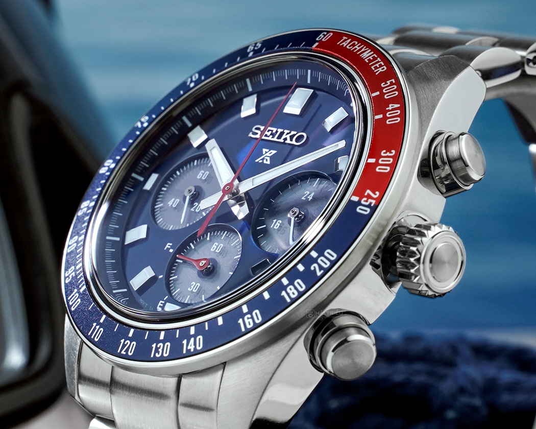 Mặt trước đồng hồ Seiko SSC913P1 máy Solar có chronograph