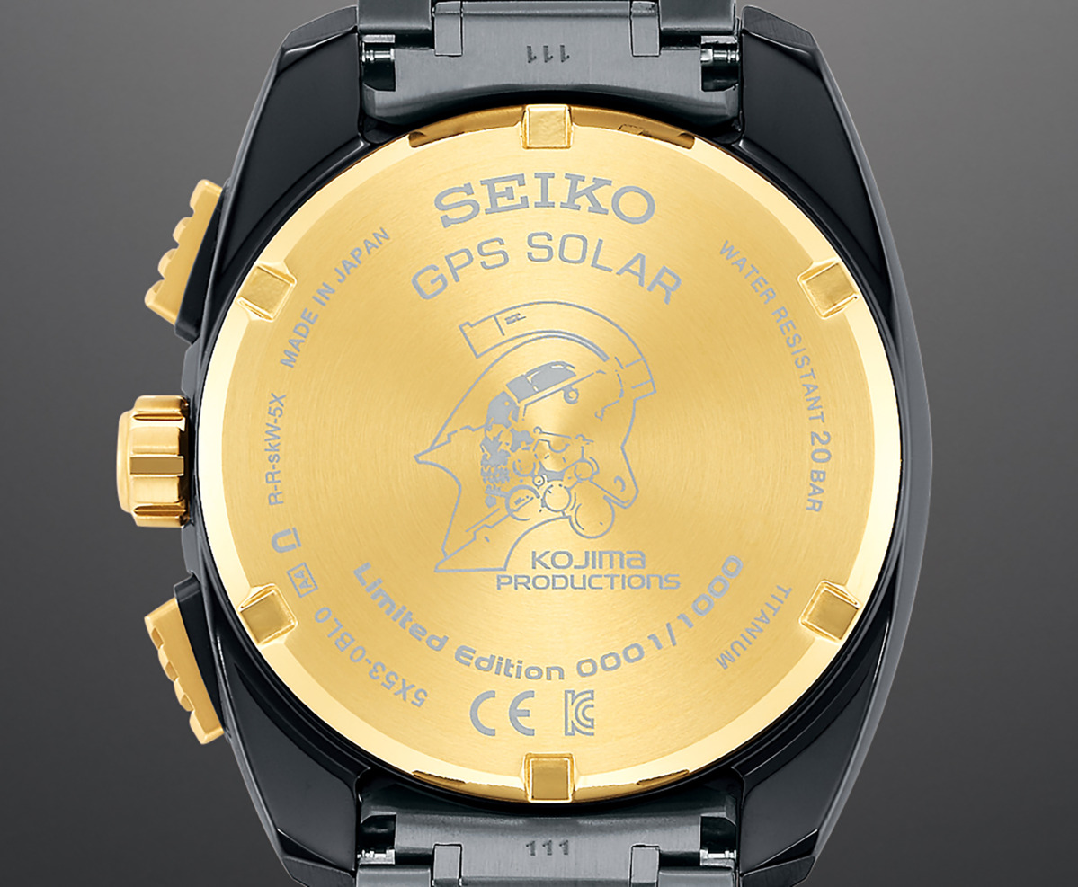Máy Solar màu vàng tiện lợi trên đồng hô Seiko