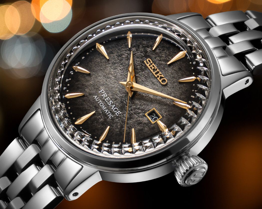Đồng hồ Seiko nữ dây kim loại SRE015J1 với mặt số thanh lịch cùng bộ kim mạ vàng
