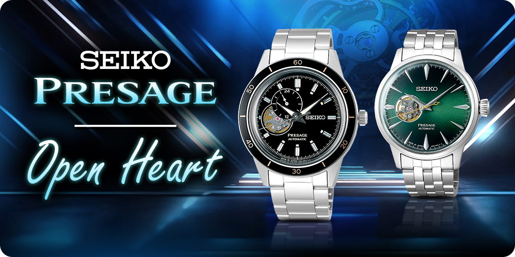 Đồng hồ Seiko Presage Open Heart cao cấp, chính hãng Nhật Bản