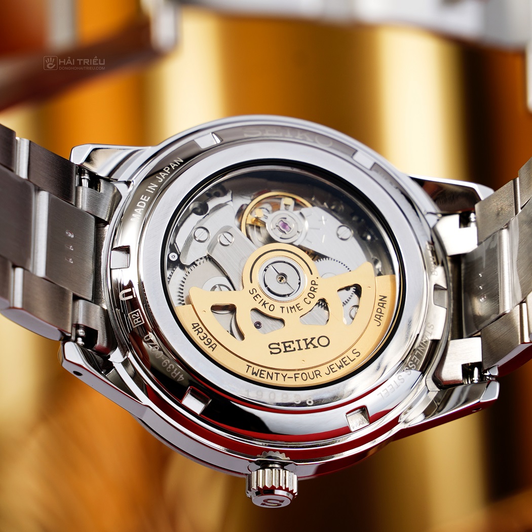 Bộ máy 4R39 trên bộ máy Seiko Presage Open Heart