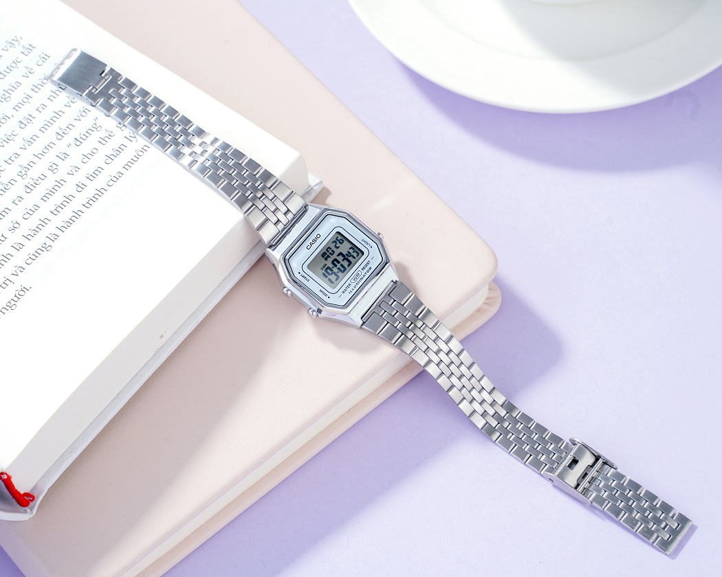 đồng hồ điện tử cho nữ Casio LA680WA-7DF