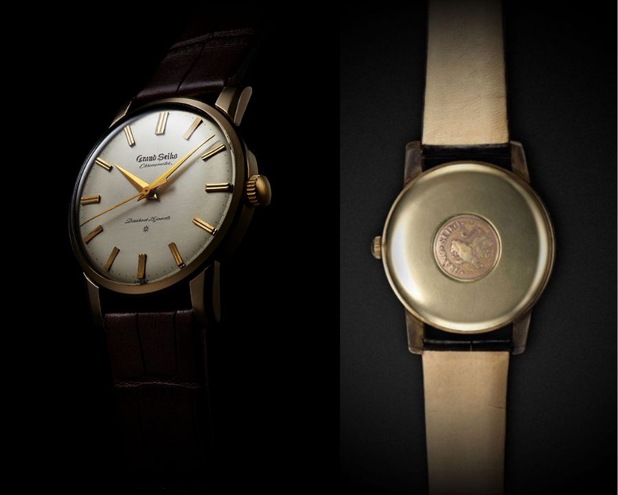 Mặt trước - Mặt sau chiếc Grand Seiko đầu tiên ra đời vào 1960