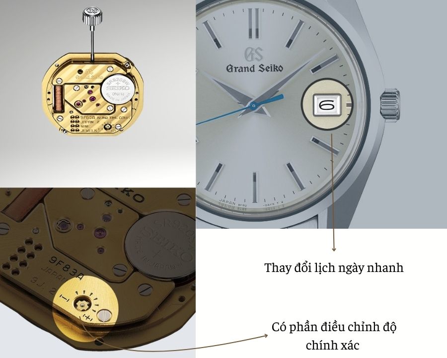 Bộ máy 9F của Grand Seiko Quartz - Định nghĩa lại hiệu suất của đồng hồ thạch anh