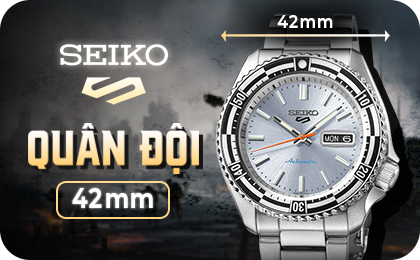 Đồng hồ Seiko 5 dây da chính hãng